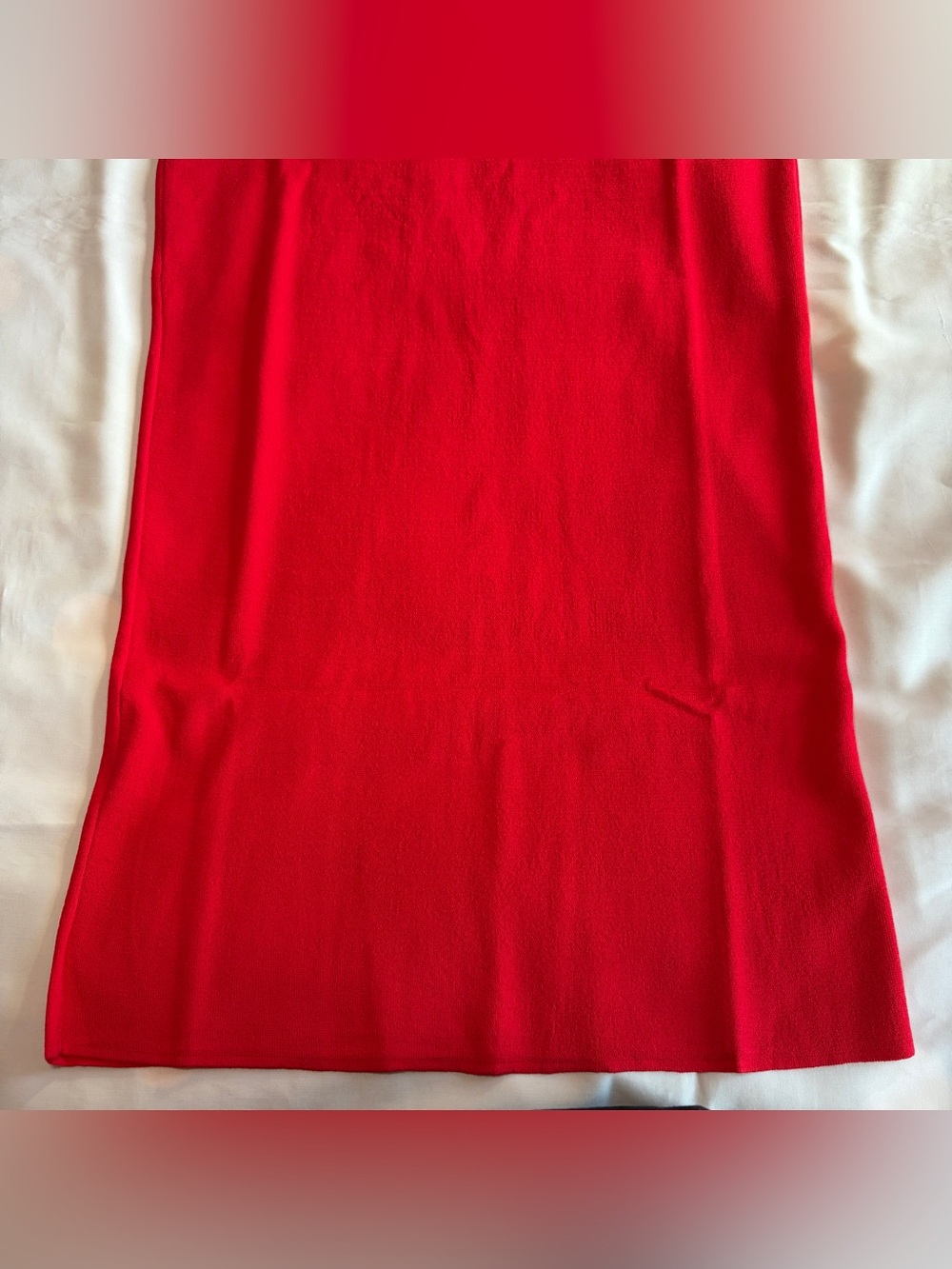 NEW! Staud- REINA DRESS RED ROSE Size Medium Embellished Neck Summer Halter - Picture 9 of 11